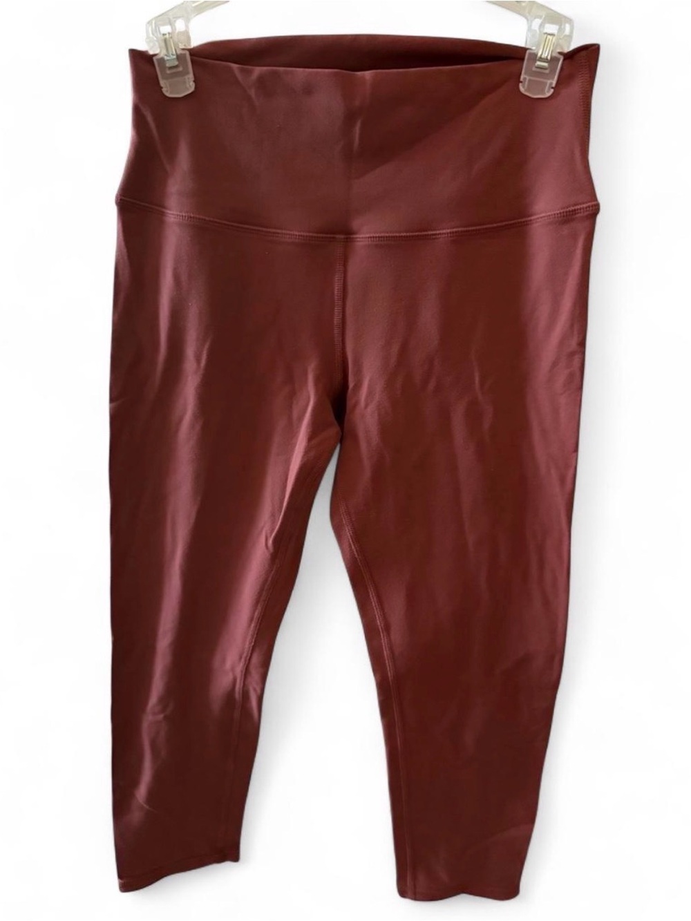 ALO Yoga airbrush mauve High-Rise Performance cropped Leggings